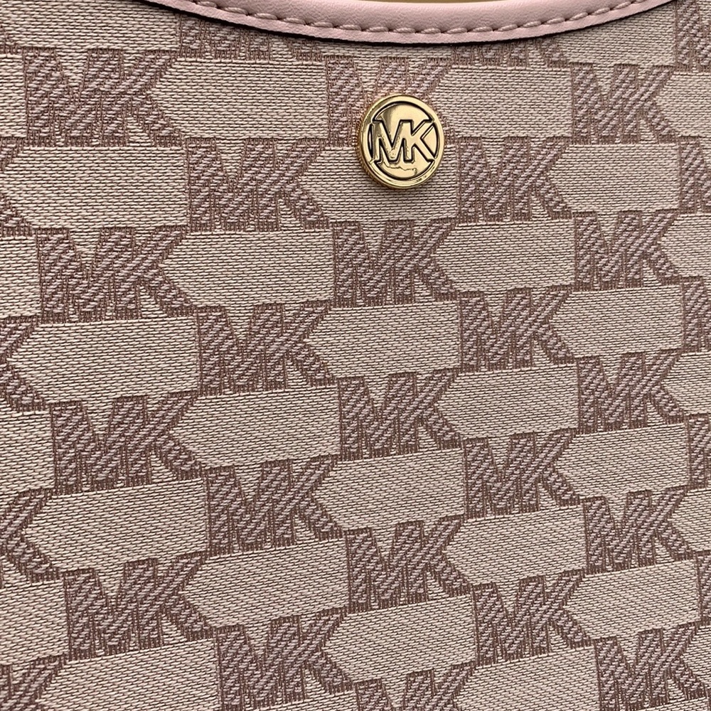 MICHAEL KORS Briley Small Logo Messenger XBODY Bag POWDER BLUSH MULTI - Picture 13 of 16